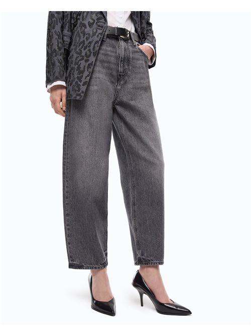 Jeans balloon in denim grigio PINKO | 103857A2RY/PJ9
